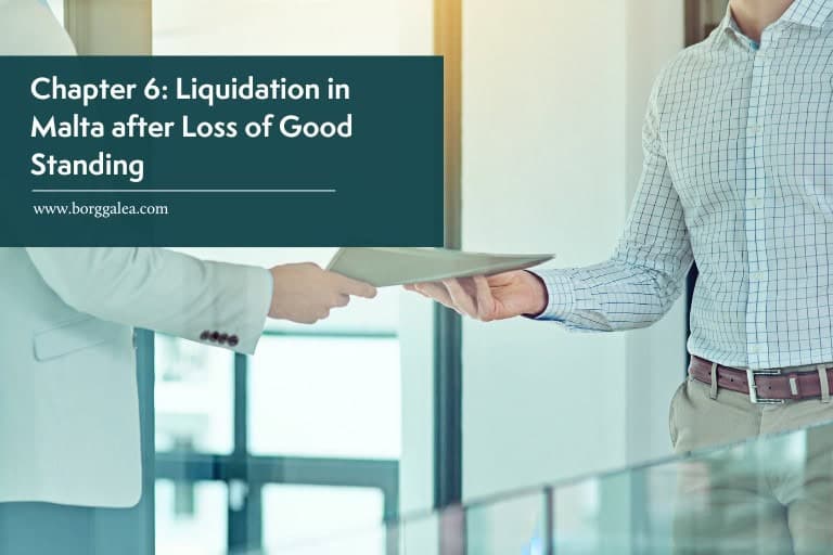 Chapter 6: Liquidation in Malta after Loss of Good Standing