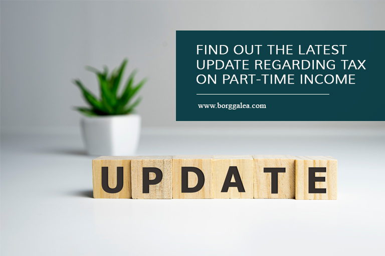 Find out the latest update regarding tax on part-time income